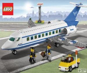 Puzzle Lego επιβατών αεροπλάνων